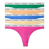 Calvin Klein 5 Pack Thongs Icon Logo