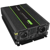Qoltec Monolith - DC-AC-omriktare - ren sinusvåg - 24 V - 4000 watt - utgångskontakter: 2