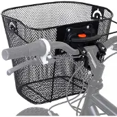 Wozinsky WKM-MM cykelkorg i metall för cykelstyre - svart