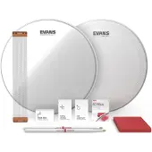 Evans G2 Clear Fusion Tom Pack & 14" HD Dry Snare TuneUp Kit