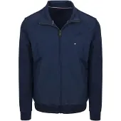 Tommy Hilfiger Sweatjacka 'ESSENTIAL' marinblå