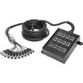 Adam hall K12C10 multikabel 10 m antal ingångar: 12 x