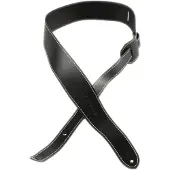 Martin Slim Leather Strap Black
