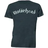 Ginza.se Motörhead: Unisex T-Shirt/Distressed Logo (Charcoal Grey) (Medium)