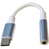 Ginza.se GEAR Adapter Audio White USB-C to 3.5 mm Stereo