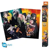 Abysse Corp NARUTO SHIPPUDEN - Set 2 Posters - Ninjas (52x38)
