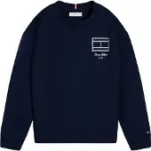 Tommy Hilfiger Sweatshirt - Dark Natt Marinblå Blue - - 3 år (98) - Sweatshirt