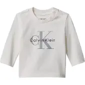 Calvin Klein Newborn Long Sleeve Logo T-Shirt