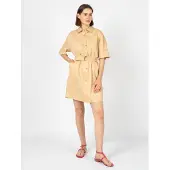 Silvian Heach Klänning Dam Beige