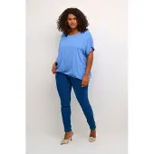 KAFFE CURVE Blus 'Ami Stanley' azur