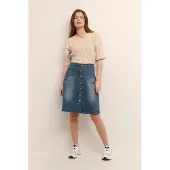 Cream Kjol 'CR Lone' blå denim / ljusbrun