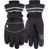 Heat Holder Mens Workforce Touchscreen-handskar med elastisk mudd