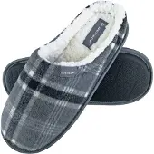 Dunlop - Varma, plyschfodrade, fleecefodrade tofflor för herrar
