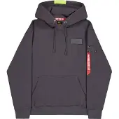 Alpha industries Red Stripe Tröja Med Huva