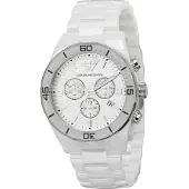 Giorgio Armani Emporio AR1424 Vit Ceramica Herrklocka