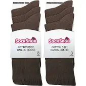 Sock Snob - 6 par enfärgade bomullsstrumpor för damer