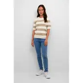 Kaffe Tröja 'KAMala' beige / mörkbeige