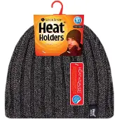 Heat Holder - Fleecefodrad ribbad vintermössa för herrar