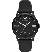 Giorgio Armani Analog klocka svart / silver