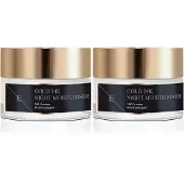 Erth Skin London ANTI-WRINKLE Night MOISTURISER 24K GOLD x 2