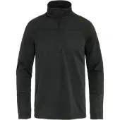 Fjällräven Men's Abisko Lite Fleece Half Zip Black