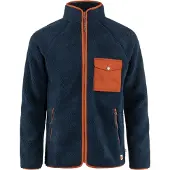Fjällräven Men's Vardag Pile Fleece Navy/Autumn Leaf