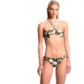 Emporio Armani för kvinnor. EW003393_AF20248 Bikini Hazy Floral grön (S), Strandkläder, Polyamid