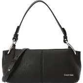 Calvin Klein Axelremsväska 'Slouchy Convertible Shoulder' svart
