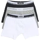 Funky Buddha Boxershorts grå / svart / vit
