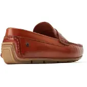 Base london Collins Driver Skinn Herrens Bränd Tan Loafers