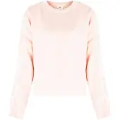 Champion Sweatshirt C-ringad Dam Rosa