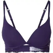 Tommy Hilfiger Lace Trim Push Up Plunge Bra