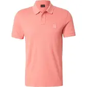 BOSS Stretch-cotton slim-fit polo shirt with logo patch