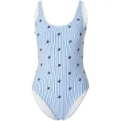 Tommy Hilfiger Baddräkt marinblå / azur / vit