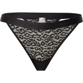 Tommy Hilfiger Underwear String 'LEOPARD' svart