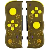 Lexip Twin Pads - Spelkontroll - trådlös - 2.4 GHz/Bluetooth - svart (paket om 2) - för Nintendo Switch