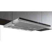 Siemens iQ700 LI99SA684 - Kåpa - teleskopisk - Fördjupning - bredd: 52.4 cm - djup: 29 cm - utsug och återcirkulering (-) - rostfritt stål
