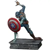 Marvel Art Scale What If Captain America Zombiefigur