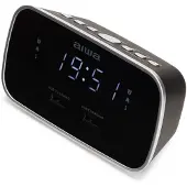 Ginza.se AIWA: Klockradio Två alarm USB ladd-uttag Svart