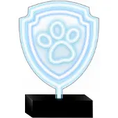 Paw Patrol LED Neonskylt på fot - Paw