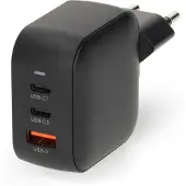 Nedis Pd 3.0 Gan Usb-a-och Usb-c-väggladdare 70w