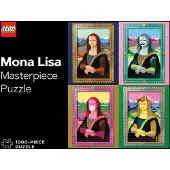 Chronicle Books LEGO Masterpiece Puzzle: Mona Lisa 1000-Piece Puzzle