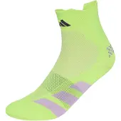 Adidas Sportsockor 'Adizero' neongul / syrén / svart