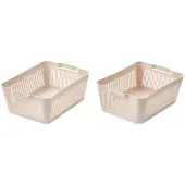 Liewood Korg - 2-pack - Large - 39x26x14 cm - Sandy - - One Size - Korg