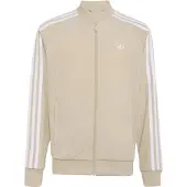 Adidas Originals Sweatjacka 'SST Track' beige / vit