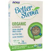 Now - Better Stevia Packets, Variationer Organic - 75 packets