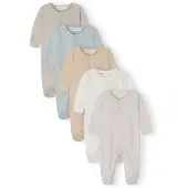 MINOTI Sparkdräkt/body beige / ecru / ljusblå / grå / ljusgrå