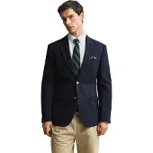 Gant för män. 7706311 Amerikansk marinblå klubbjacka (48), Casual, Ull, Klassisk, Marino