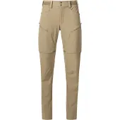 Bergans Women's Convertible Zip-Off Softshell Pants Warm Sand