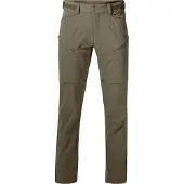 Bergans Men's Convertible Zip-Off Softshell Pants Green Mud